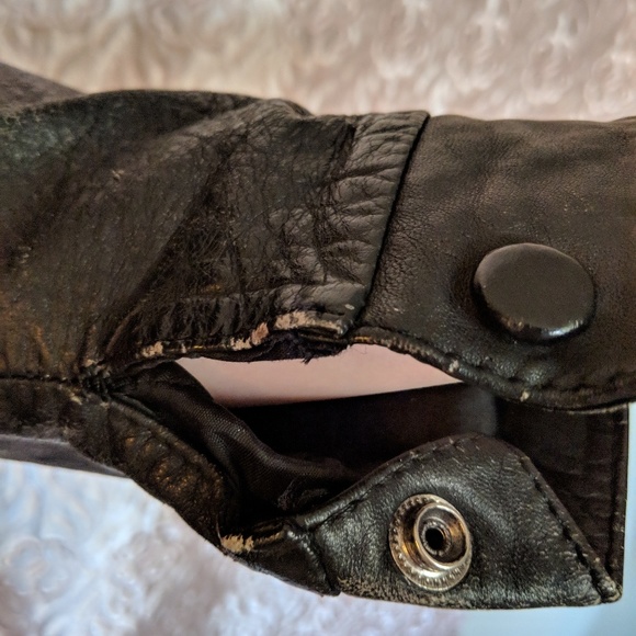 Vintage 80's black jacket - Picture 5 of 6